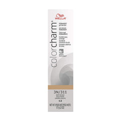 COLORCHARM Permanent Gel| Hair Color for Gray Coverage| 3N Dark Brown| 2 Fl oz.
