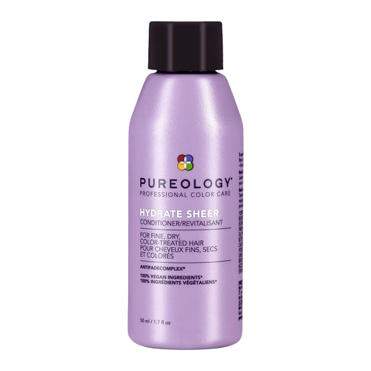 Pureology Hydrate Sheer Conditioner, Hydrating Conditioner, For fine to medium, For Dry Hair, Coloured Hair, For All Hair Types, Curls and Waves, Vegan, Sulfate-Free
