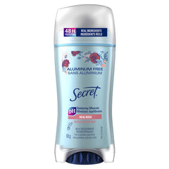 Secret Aluminum Free Deodorant for Women, Rose, 68g