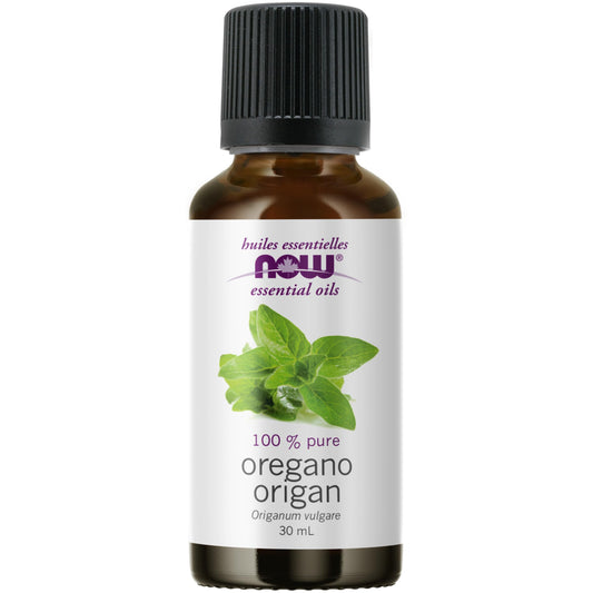 NOW Essential Oils, Oregano Oil, Comforting Aromatherapy Scent, Steam Distilled, 100% Pure, Vegan, Child Resistant Cap, 30mL