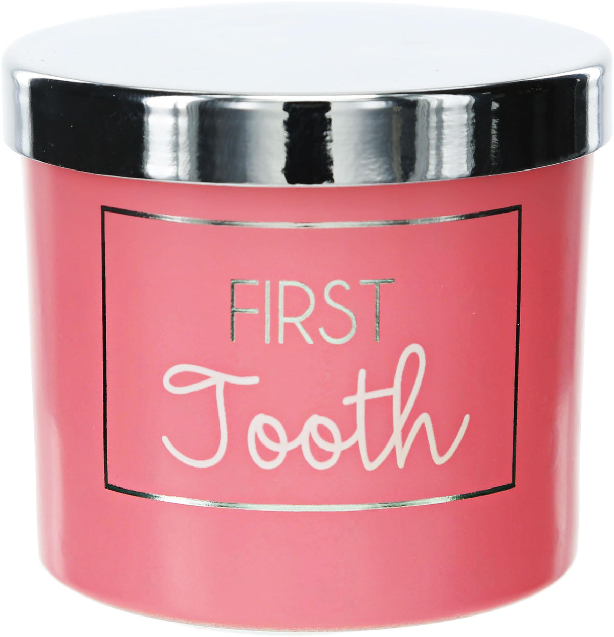 Pavilion - First Tooth - Pink Baby Girl Keepsake Box