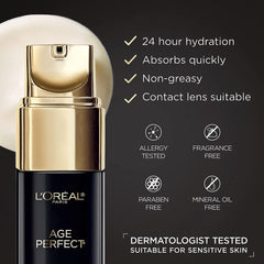 L'Oreal Paris Age Perfect Cell Renewal Anti-Aging Under Eye Cream, Vitamin E, Antioxidants, For Sensitive Skin, Dermatologist Tested, Paraben Free, 0.5 fl oz