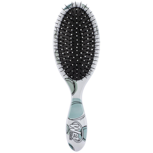 Wet Brush Watercolor Motif Original Detangler - Teal Dots