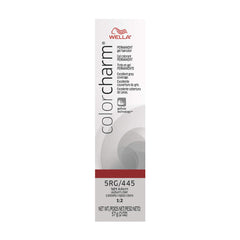 COLORCHARM Permanent Gel | Hair Color for Gray Coverage| 5RG Light Auburn| | 2 Fl oz.