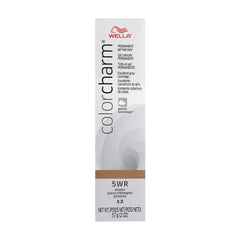 COLORCHARM Permanent Gel| Hair Color for Gray Coverage| 5WR Allspice| 2 Fl oz.