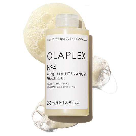 Olaplex Nº. 4 Bond Maintenance Shampoo: Reduces Breakage & Strengthens Hair | Hydrates, Smooths & Detangles | For Coily, Curly, Straight, and Wavy, Stocking Stuffer, 250 mL / 8.5 Fl. Oz.