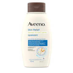Aveeno Skin Relief Body Wash with Chamomile Scent & Soothing Oat, Gentle Soap-Free Body Cleanser for Dry, Itchy & Sensitive Skin, Dye-Free & Allergy-Tested, 532 mL
