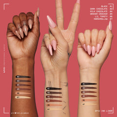 NYX Professional Makeup Epic Ink Liner, Waterproof Liquid Eyeliner, Flake Resistant & Smudge-Proof Formula, Flexible Brush Tip, Intense Pigment, Matte Finish, Shade: Milk Chocolate (Medium Brown)