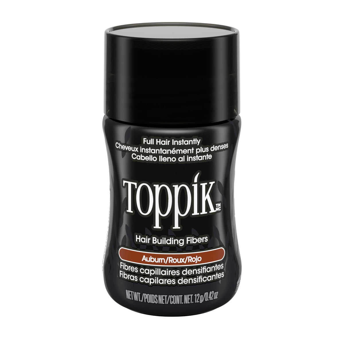 TOPPIK Hair Building Fibers,12 g, Fill In Fine or Thinning Hair, Instantly Thicker Looking, Multiple Shades for Men & Women