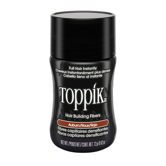 TOPPIK Hair Building Fibers,12 g, Fill In Fine or Thinning Hair, Instantly Thicker Looking, Multiple Shades for Men & Women