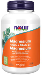 NOW Supplements, Magnesium Citrate, With Glycinate & Malate, Nervous System Support, 90 Softgels