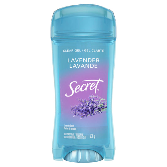 Secret Clear Gel Antiperspirant and Deodorant, Lavender Scent, 73 grams