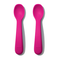 Oxo Tot Silicone Spoon Set Pink