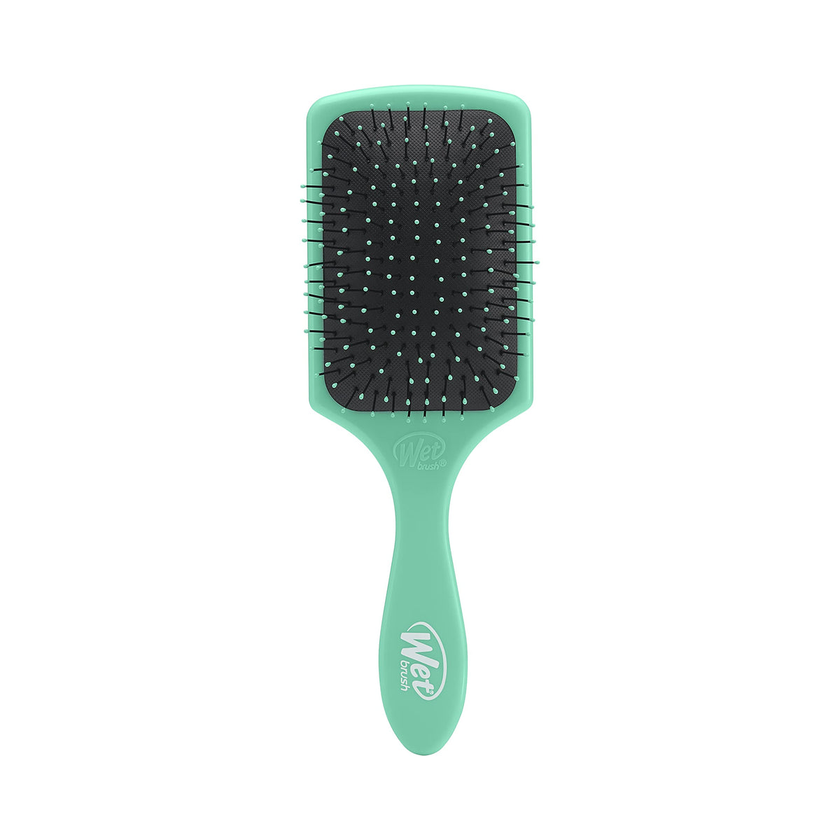 Wet Brush Paddle Detangler Hair Brush, Amazon Exclusive Aqua, Ultra-Soft IntelliFlex Bristles with AquaVent Design, Great For Treatment & Mask Application, Women, Men, Wet, Dry and Damaged Hair