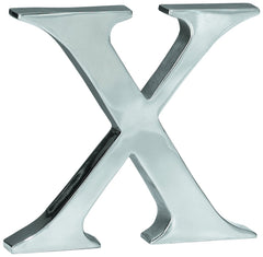 KINDWER Aluminum Letter, 6-Inch, Monogrammed Letter X