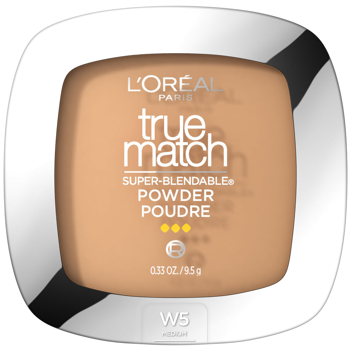 L’Oréal Paris True Match Super-Blendable Oil Free Makeup Powder, Packaging May Vary, Sand Beige, 0.33 oz.