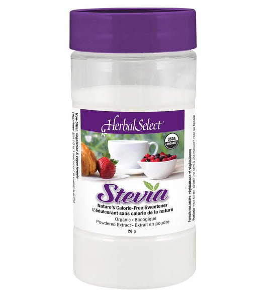 Herbal Select Organic Stevia Powder Extract, 28g