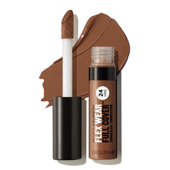 Revlon ColorStay Flex Wear, Full Cover Non-Creasing Concealer, Infused with Hyaluronic Acid & Vitamin E, Flexible Longwear, 077 Cinnamon, 0.34 fl oz/ 10ml