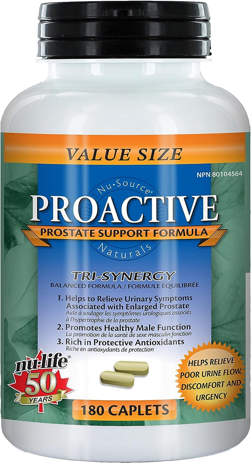 Nu-Life Proactive Caplets, 180 Count Bottle