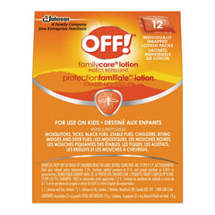 OFF! FamilyCare Mosquito & Insect Repellent, Travel Size Mosquito Repellent, Power-Dry Formula DEET Bug Spray, Medium-Strength Protection Backyard Family Use, Up to 5 Hours of Protection, 12-Pack