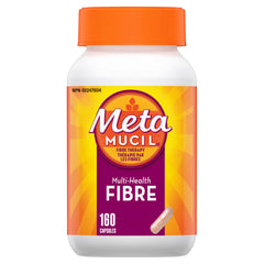 Metamucil, Daily Psyllium Husk Powder Supplement, 3-in-1 Fibre for Digestive Health, Capsules, 160 Count