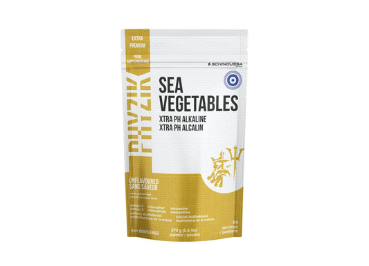 Schinoussa Sea Vegetables Pure Powder – Raw, Vegan, Paleo Multivitamin Supplement, 270g (54 Servings) | Nutrient-Dense Formula to Boost Immune System, Enhance Overall Health, and Provide Essential Vitamins and Minerals