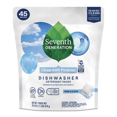 Seventh Generation, SEV22897, Dishwasher Detergent, 1 / Pack, Clear