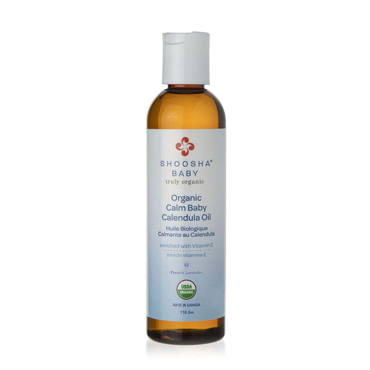 Shoosha Calm Baby Calendula Oil, Lavender Vanilla, 118.3 ml (Pack of 1)