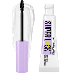 Maybelline Superlock Brow Glue Tinted, Waterproof Tinted Brow Gel, 24 Hour Wear, Sculpted Brows, No Falling Or Flaking, Non-Sticky Finish, Shade: Clear, 7 ml
