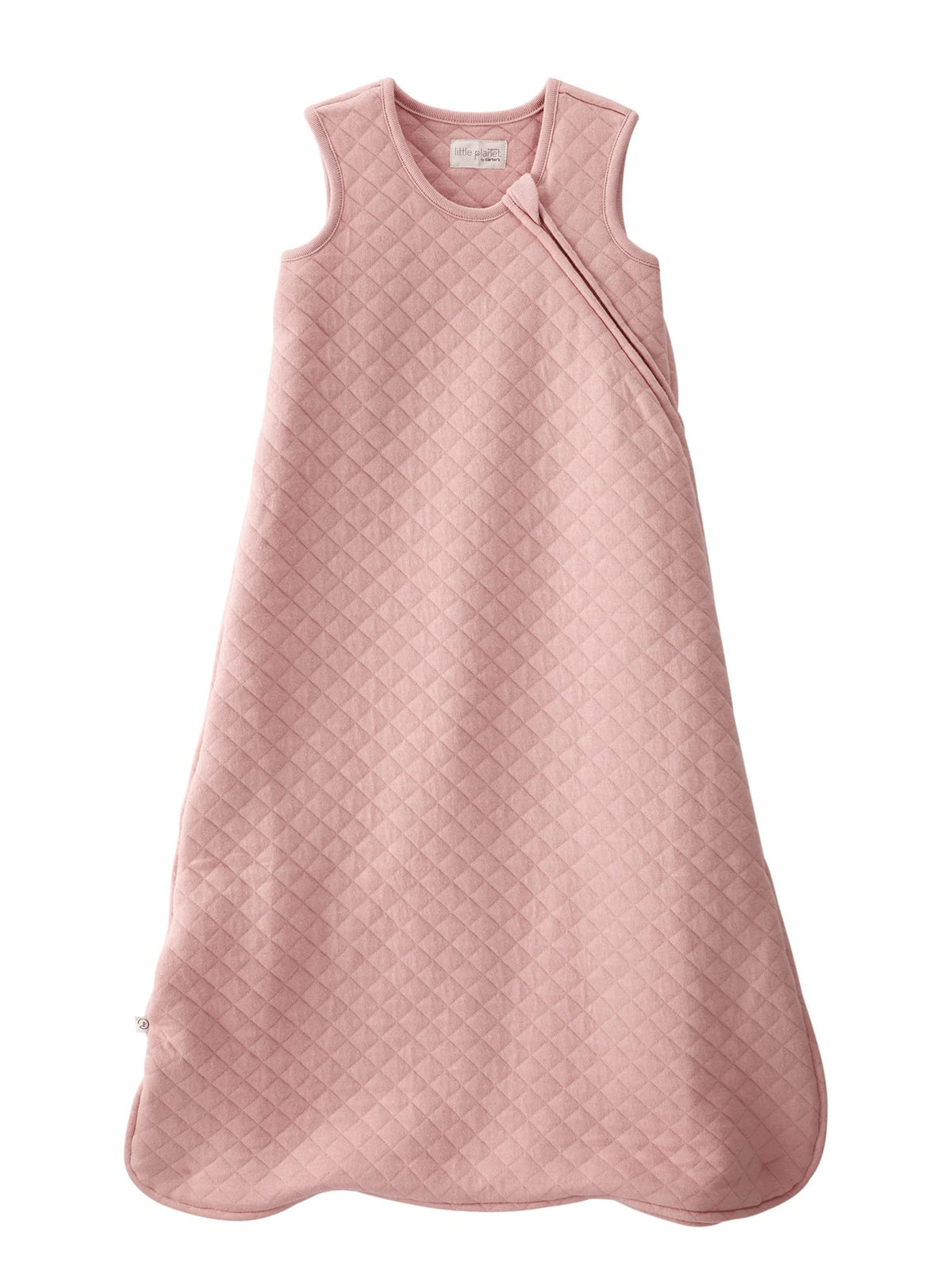 little planet by carter's Baby Organic Cotton Wearable Blanket, Rose, Large