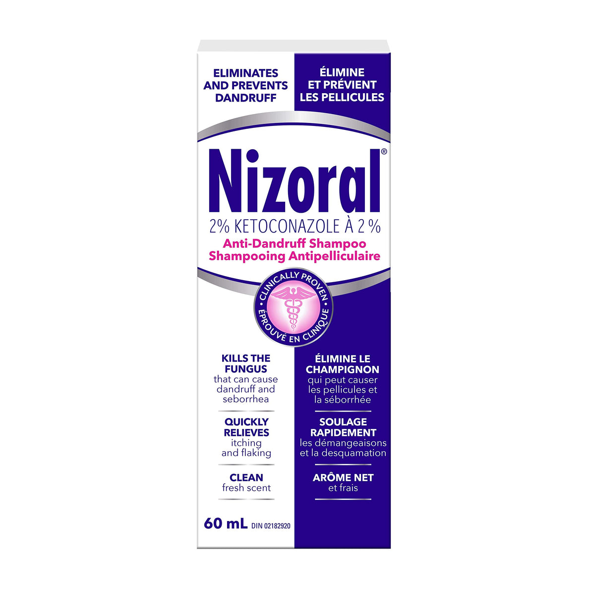 Nizoral Ketoconazole 2% Anti-dandruff and Itchy Scalp Shampoo, 60 ML