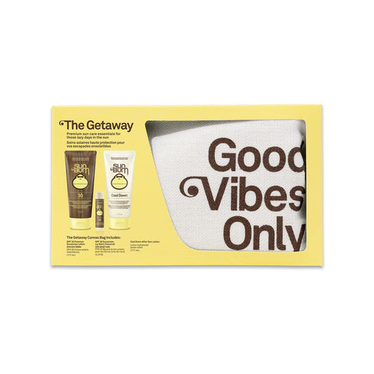 Sun Bum The Getaway | SPF 30 Sunscreen Lotion, Cool Down Lotion and SPF 30 Coconut Lip Balm