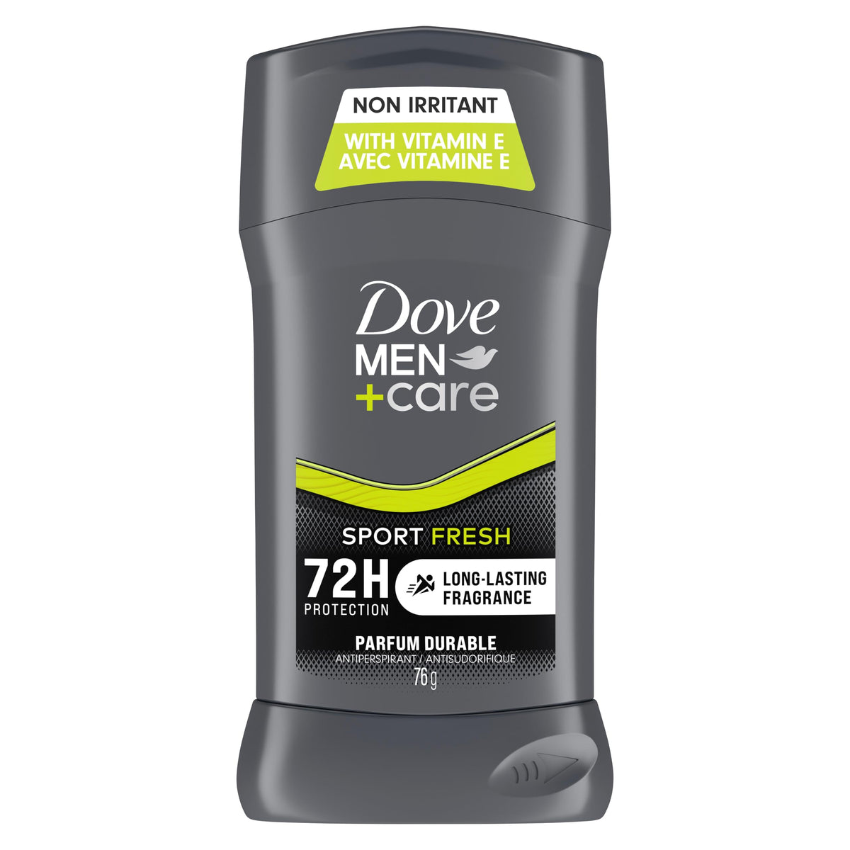 Dove Men+Care Antiperspirant Stick Deodorant for 72H Sweat & Odour Protection Sport Fresh with Vitamin E, 76g