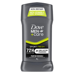 Dove Men+Care Antiperspirant Stick Deodorant for 72H Sweat & Odour Protection Sport Fresh with Vitamin E, 76g
