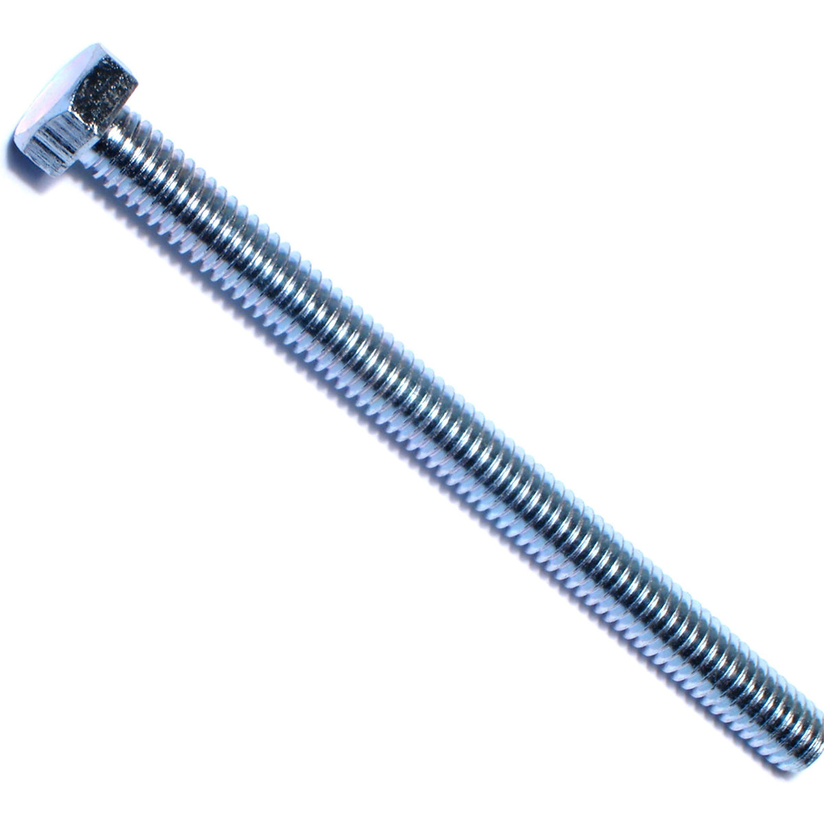Hard-to-Find Fastener 014973244118 Full Thread Hex Tap Bolts, 5/16-18 x 4, Piece-10, zinc
