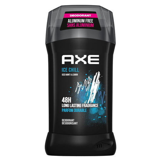 AXE Déodorant for Long Lasting Odour Protection Ice Chill Iced Mint & Lemon Men's Deodorant 48 hours Fresh formulated without Aluminum or Parabens 85 GR