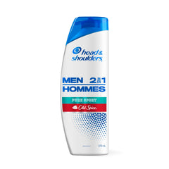 Head and Shoulders Mens 2 in 1 Dandruff Shampoo and Conditioner, Anti-Dandruff Treatment, Old Spice Pure Sport for Daily Use, Paraben Free, 370 mL