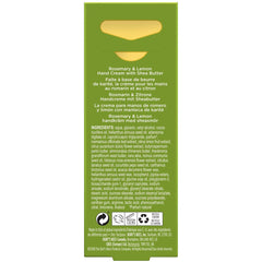 Burt's Bees Hand Cream with Shea Butter, Rosemary & Lemon, 28.3 g (Pack of 1)