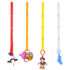 Baby Buddy 4-Count Secure-A-Toy Toy Straps, Orange/Gold/Yellow/White, 4-Pack