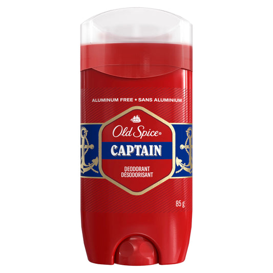 Old Spice Aluminum Free Deodorant for men, 24/7 Odor Protection, Captain with Bergamot Scent, 85g