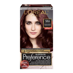L'Oreal Paris Superieur Preference Infinia Permanent Hair Color, 5RA Medium Auburn, 100% Grey Coverage, Hair Dye, with Colour Refresher, 1 EA