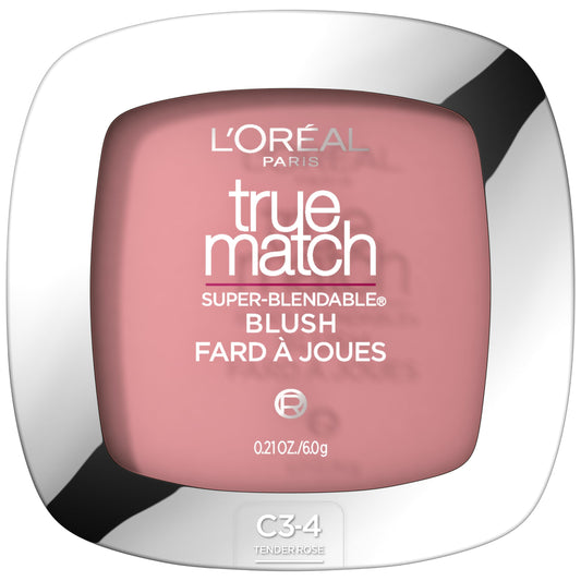 L’Oréal Paris True Match Super-Blendable Blush, Tender Rose, 0.21 Ounce