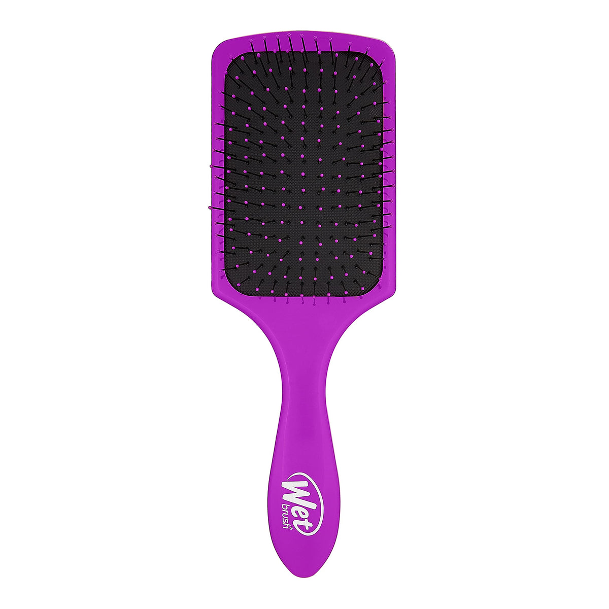 Wet Brush Paddle Original Detangling Brush - Ultra-Soft IntelliFlex Bristles - Detangling Brush Glides Through Tangles (Wet Dry & Damaged Hair) - Women & Men, Purple