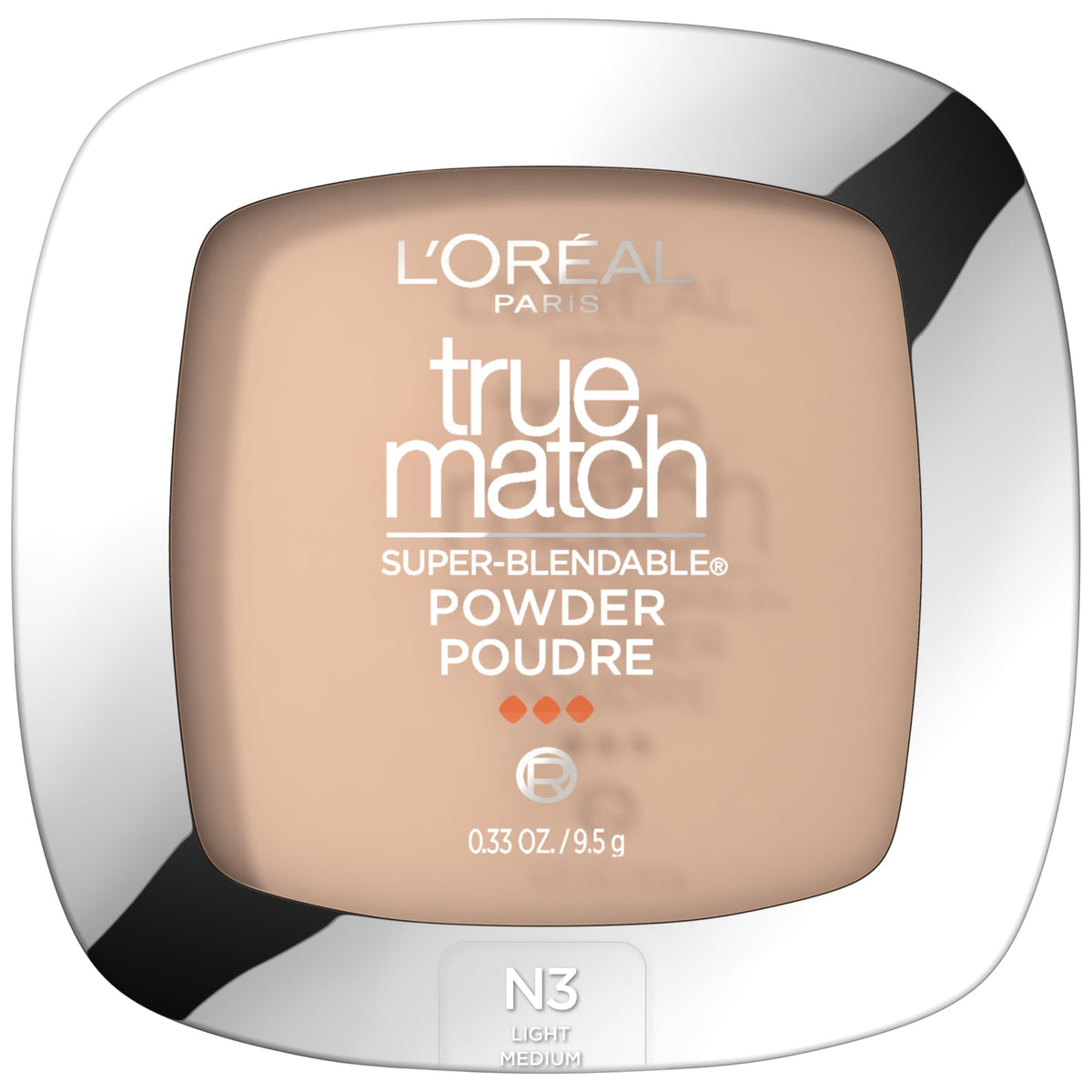 L’Oréal Paris True Match Super-Blendable Oil Free Makeup Powder, Packaging May Vary, Natural Buff, 0.33 oz.