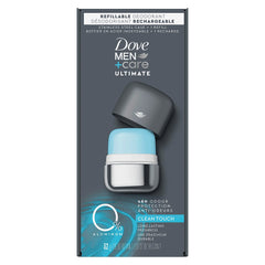 Dove Men + Care 0% Aluminum Refillable 48H Deodorant Starter Set Clean Touch Scent Deodorant for Men 32 g