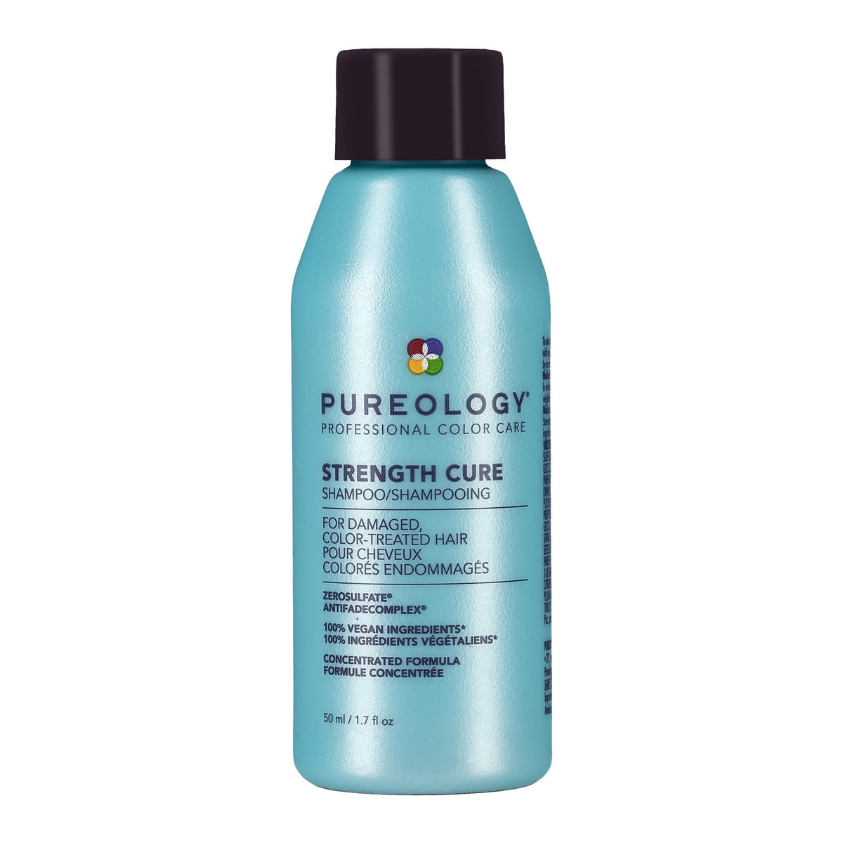 Pureology Strength Cure Shampoo, Strengthening Shampoo, Helps Repair Damaged, Color Treated Hair.Renews Strength and Softness, Vegan, Sulfate-Free, Paraben-Free,