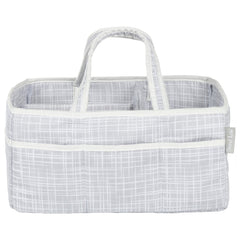 Trend Lab Criss Cross Storage Caddy Diaper Organizer for Baby Nursery and Changing Table Accessories, 12 in x 6 in x 8 in