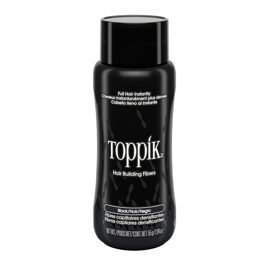 TOPPIK Hair Building Fibers, Value Size 55 g, Fill In Fine or Thinning Hair, Instantly Thicker Looking, Multiple Shades for Men & Women