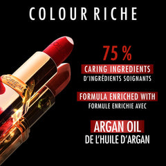 L’Oréal Paris Colour Riche Satin Lipstick, Hydrating Formula with Vitamin E & Argan Oil for Lips, Wisteria Rose