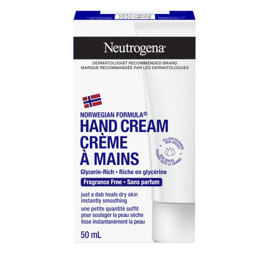 Neutrogena Norwegian Formula Unscented Hand Cream, Fragrance Free, 50mL